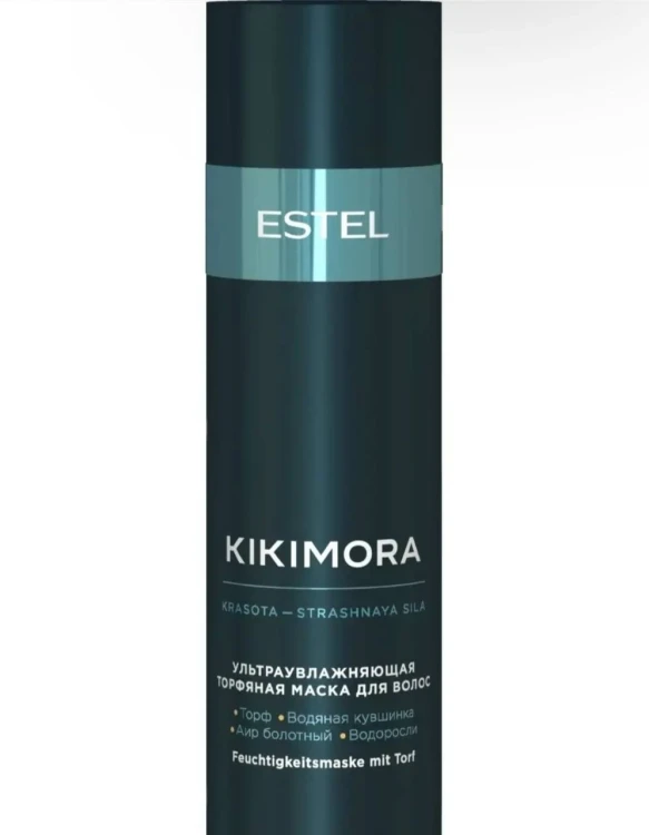 ESTEL Ультраувлажняющая торфяная маска для волос KIKIMORA (200ml)