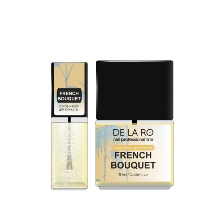 DELARO Сухое масло для кутикулы с мерцанием French Bouquet 50мл
