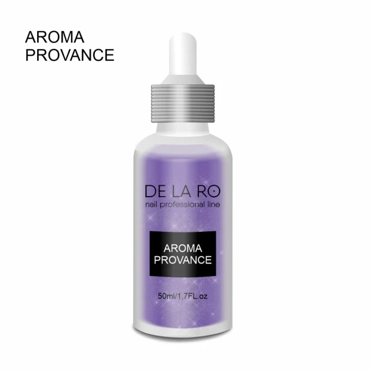 DELARO Сухое масло для кутикулы с мерцанием Aroma Provance 50мл