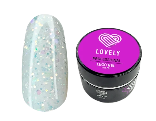 Lovely Гель для наращивания и укрепления, Lego Gel Mermaid Ariel (белый) 15гр