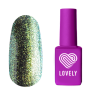 Lovely Топ без липкого слоя  с зеленым шиммером Green Gold, 12 ml (М)