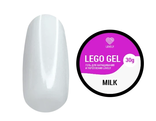 Lovely Гель для наращивания и укрепления, Lego Gel Milk 30гр