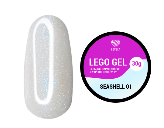 Lovely гель для наращивания и укрепления, Lego Gel Shik 01, 30 гр
