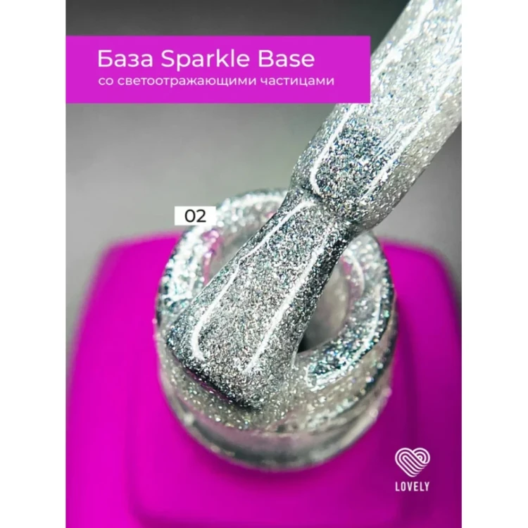 Lovely База светооражающая коллекция "Sparkle Base" 02, 7мл