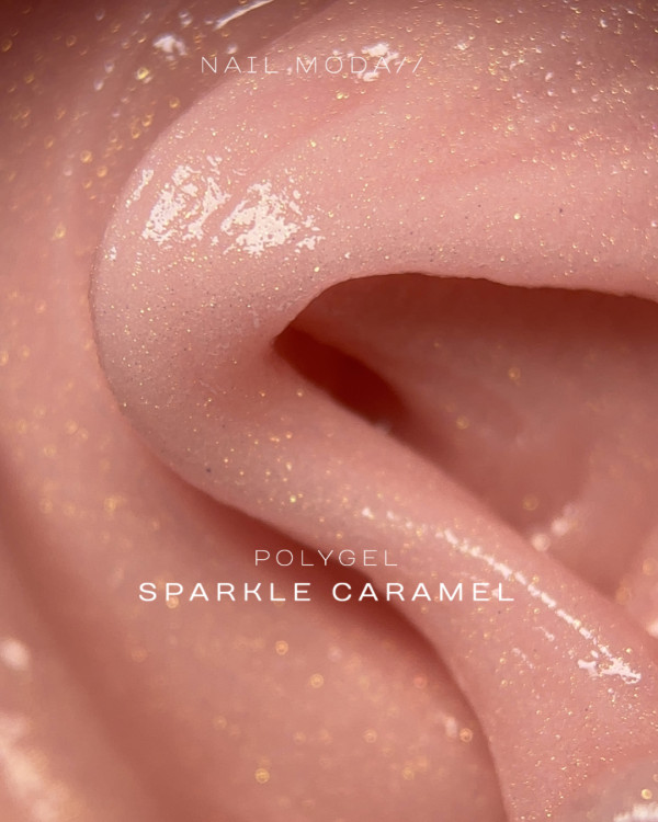NAIL MODA Полигель "Sparkle Caramel" 30гр