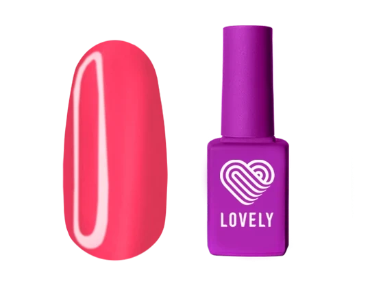 Lovely Топ цветной без липкого слоя Top Coral 7мл (М)