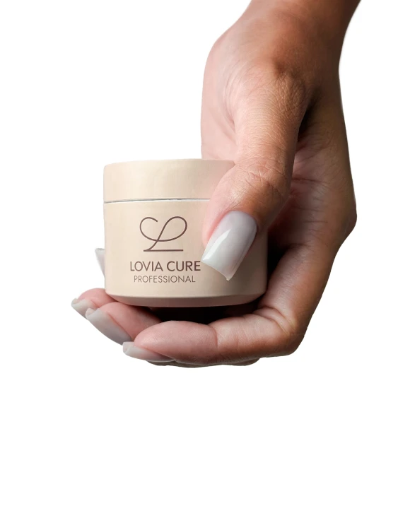 LOVIA CURE Гель моделирующий с кератином и кальцием  UV/LED Nail Care Gel 07 15 мл