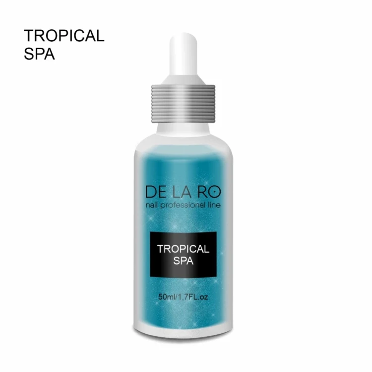 DELARO Сухое масло для кутикулы с мерцанием Tropical Spa 50мл