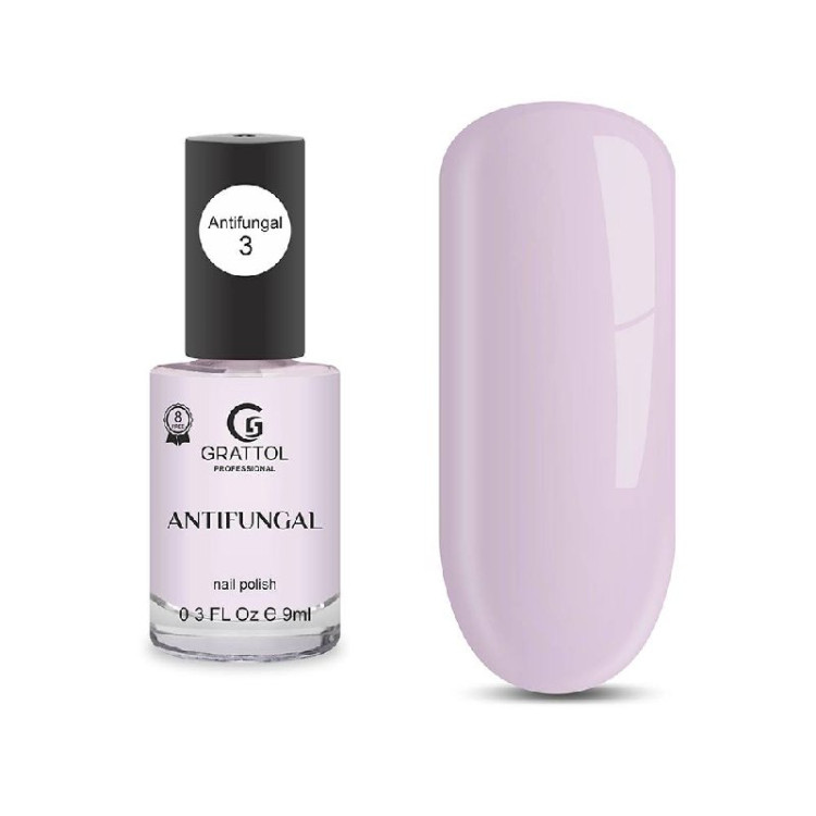Grattol Antifungal Nail Polish 03 9мл