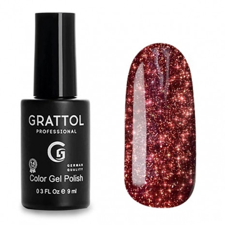 Grattol Bright Star гель-лак светоотражающий 03