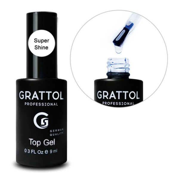 Grattol Top Super Shine. 9 ml