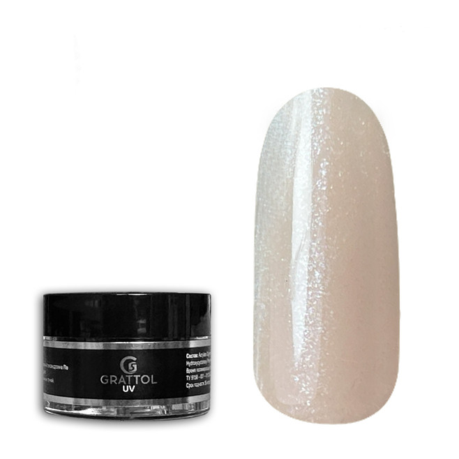 Grattol Camouflage Gel Shimmer Light Beige.15 ml.