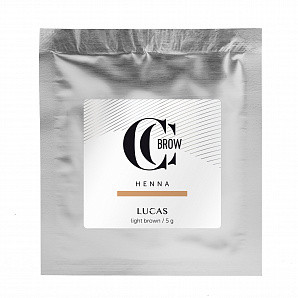 CC BROW Хна для бровей в саше,Light brown 5гр