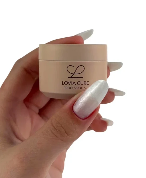 LOVIA CURE Гель моделирующий молочный перламутровый Builder Gel Pearl Milk 15 мл