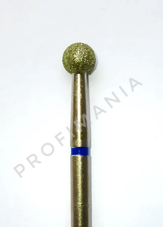 Фреза алмазная, синяя, "Шар", 2,7мм