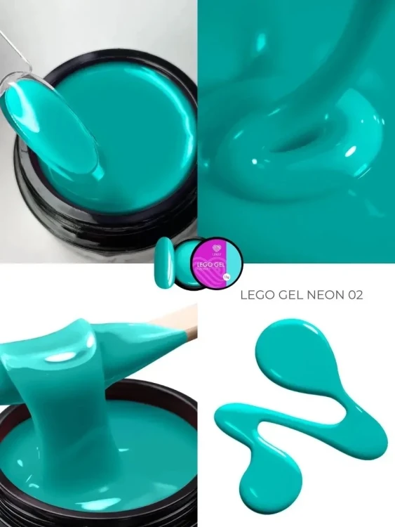 Lovely Гель для наращивания и укрепления, Lego Gel Neon 02, 15 ml (M)