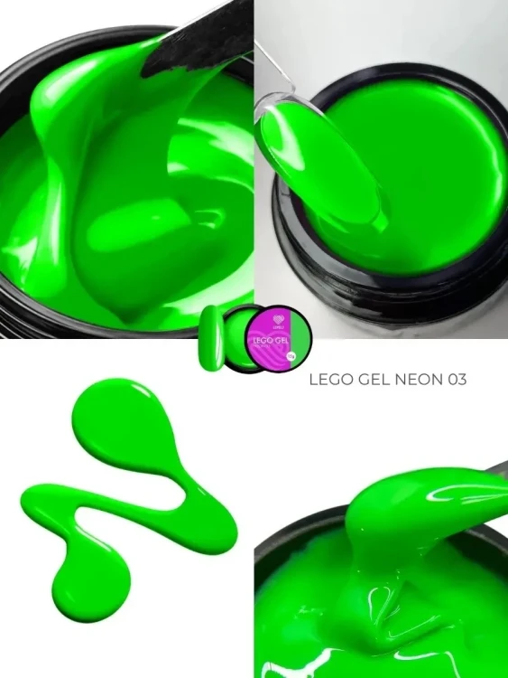 Lovely Гель для наращивания и укрепления, Lego Gel Neon 03, 15 ml