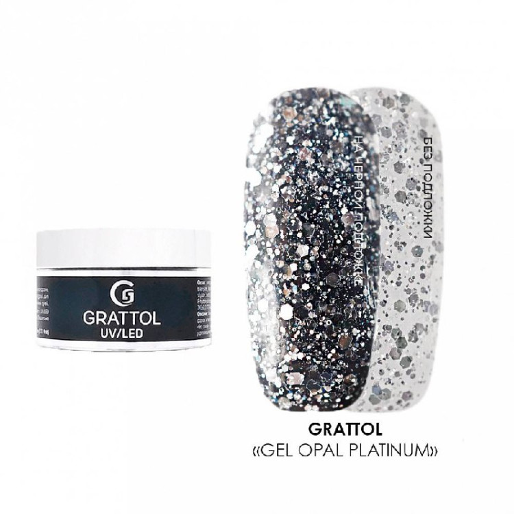 Grattol Gel Opal Platinum 15ml