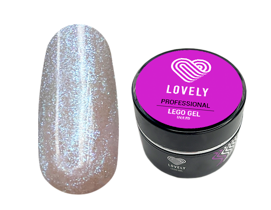 Lovely гель для наращивания и укрепления, Lego Gel Seashell 02, 30 гр