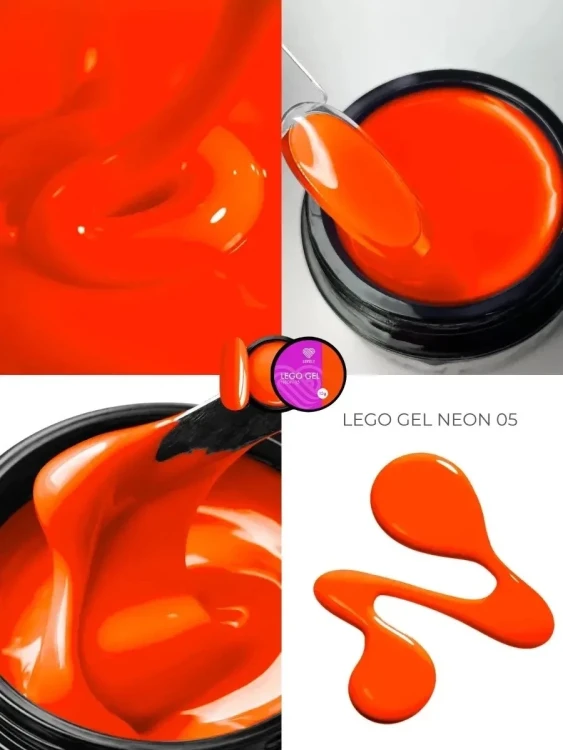 Lovely Гель для наращивания и укрепления, Lego Gel Neon 05, 15 ml (M)