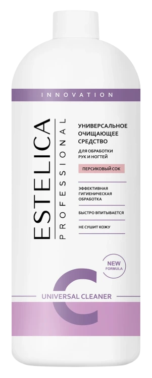 ESTELICA PROFESSIONAL Универсальное очищающее средство (косметическое), Персиковый сок,1000 мл