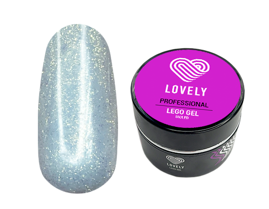 Lovely гель для наращивания и укрепления, Lego Gel Seashell 03, 30 гр