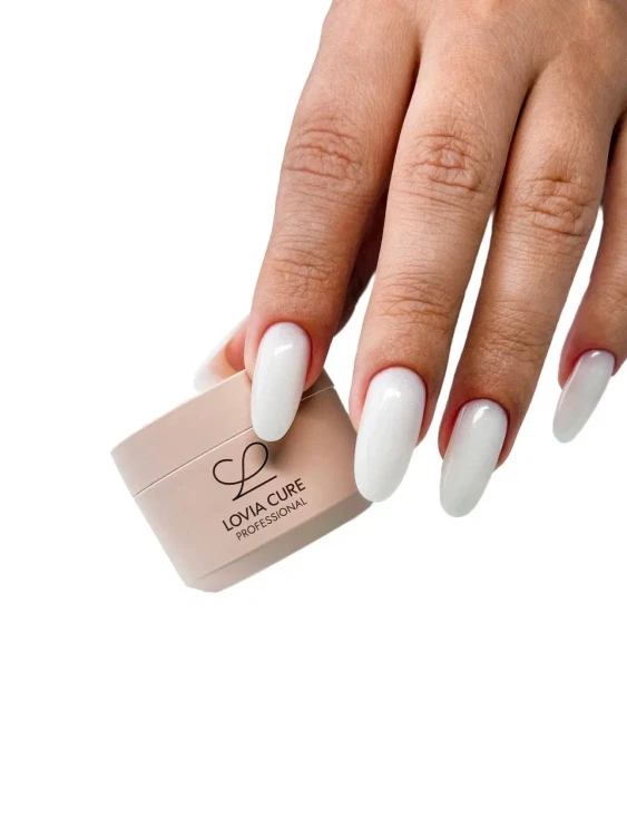 LOVIA CURE Гель моделирующий с кератином и кальцием  UV/LED Nail Care Gel 01 15 мл