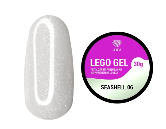 Lovely гель для наращивания и укрепления, Lego Gel Shik 06, 30 гр