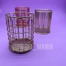Pink House Стакан Клетка золото