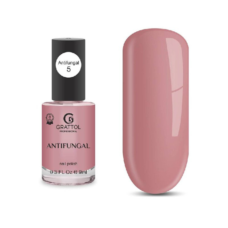 Grattol Antifungal Nail Polish 05 9мл