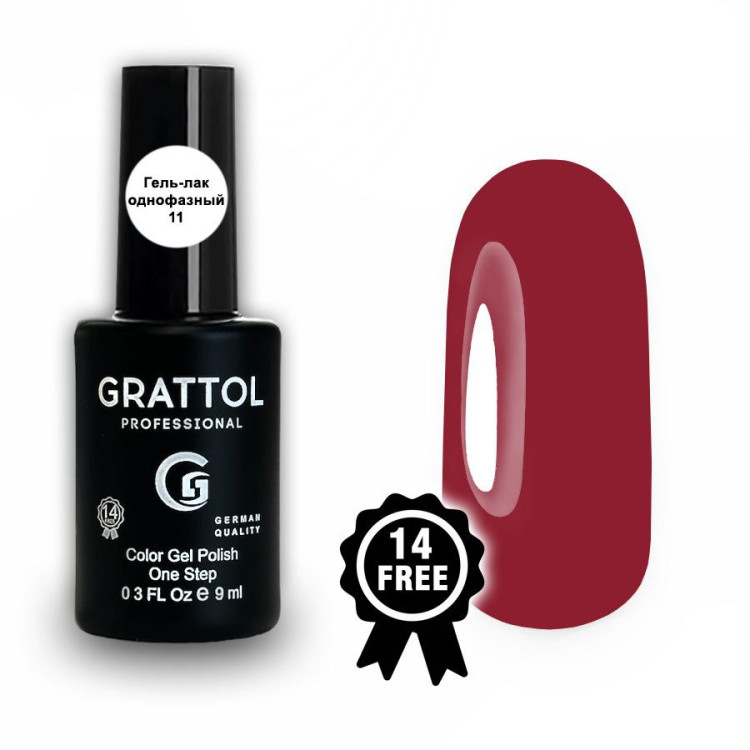 Grattol Color Gel Polish One Step 11