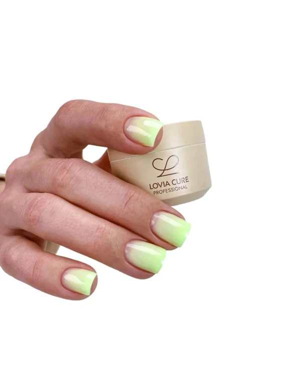 LOVIA CURE Гель мод. с кератином и кальцием мол-зел UV/LED Nail Care Gel Limit Summer Meadow 15 мл.