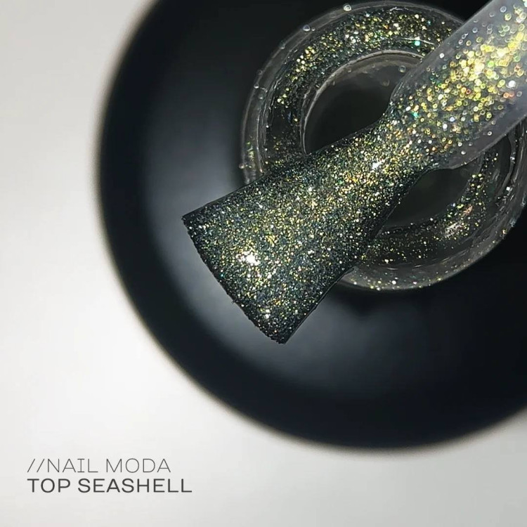 NAIL MODA Топ 'Seashell', топ с эффектом, 15мл
