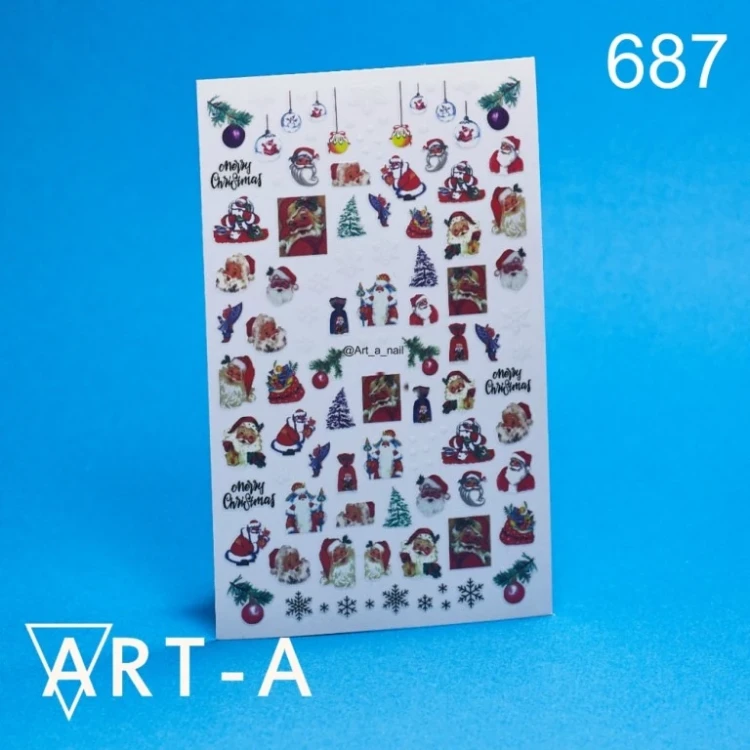 Art-A наклейки 3D 687 (Разноцветный Стандартный Стандартный ART-A)