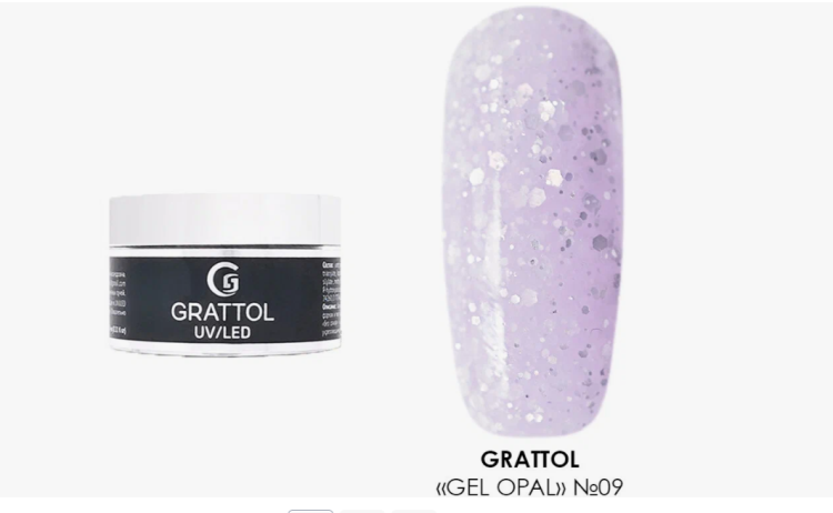Grattol Gel Opal 09 15 ml
