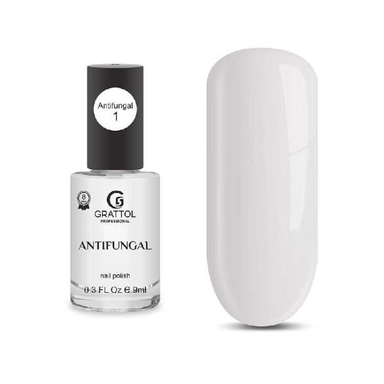 Grattol Antifungal Nail Polish 01 9мл