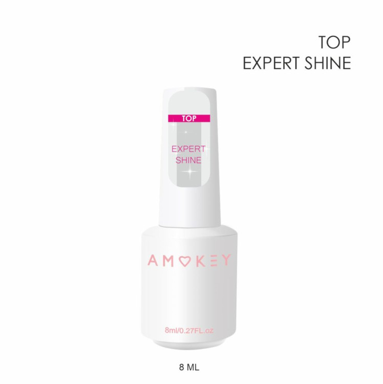 Amokey Top rubber Expert Shine (средней вязкости) 10мл