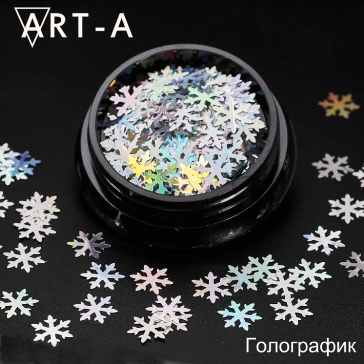 ART-A Снежинки голография для дизайна (ART-A)