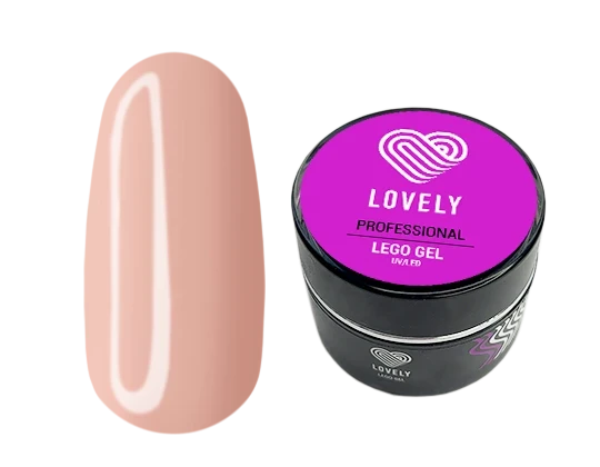 Lovely гель для наращивания и укрепления, Lego Gel Nude 02, 15 гр (М)